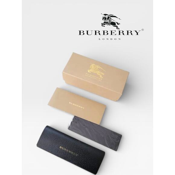 NIB Authentic Burberry Cat Eye Sunglasses Grey Green Silver Metallic Designer
